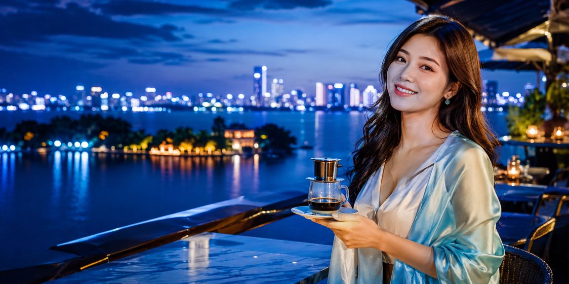 Không gian cà phê Hà Nội minh họa người dùng kiểm tra bảo mật tài khoản